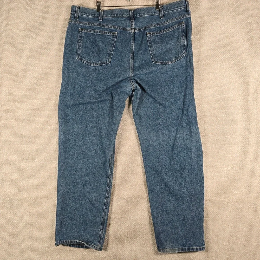 Faded Glory Mens Regular Fit Straight Leg Blue Denim Jeans 44x32 106415